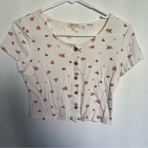 Not Worn Floral Crop Top